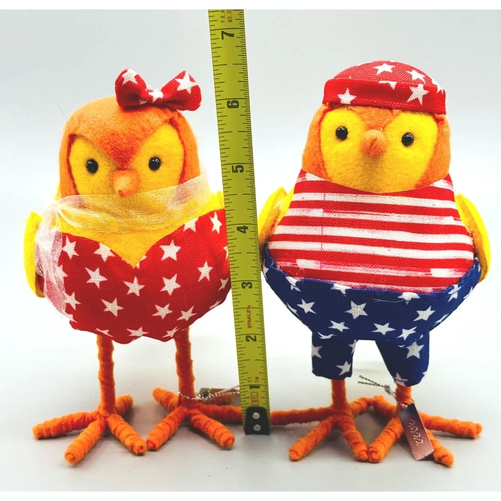 Target Featherly Friends Spritz Star Drummer Bird Red White Blue Patriotic 2022